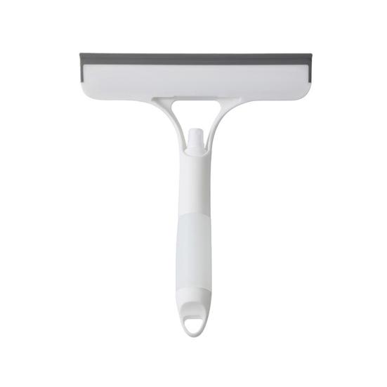 Glass Scraper with Integrated Spray Bottle 3-in-1 System Rubber Spatula Glass Scraper Household Cleaning Tool