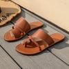 Fashion 2025 Summer Women Flats Casual Sandals Plus Size Clip Toe Beach Slippers Flip Flops Slides Women Slip-On Zapatos De Mujer