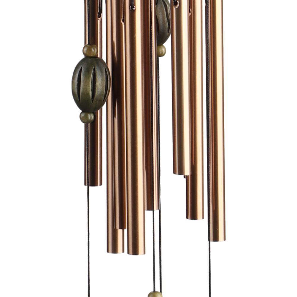 Copper Alloy Metal Tube Hanging Wind Chimes for Room Outdoor Yard Garden Decoration