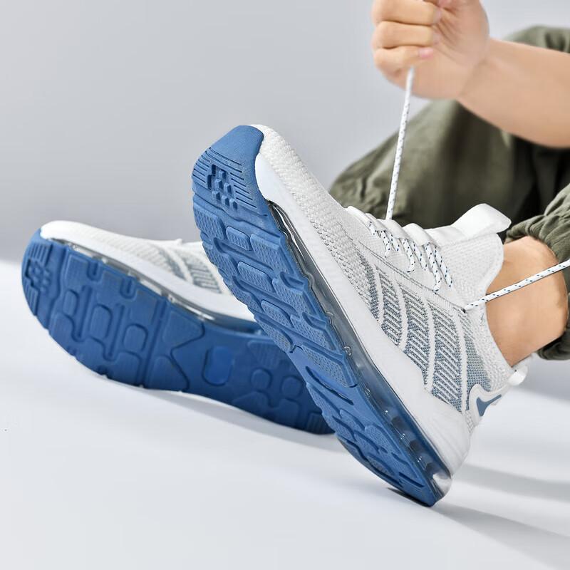 

Men s shoes summer 2025 new mesh breathable air cushion running shoes teenagers junior high school students height-increasing sports shoes 48