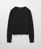 MONGDOL Wool Cashmere V-Neck Knit Black Mdkt088Black