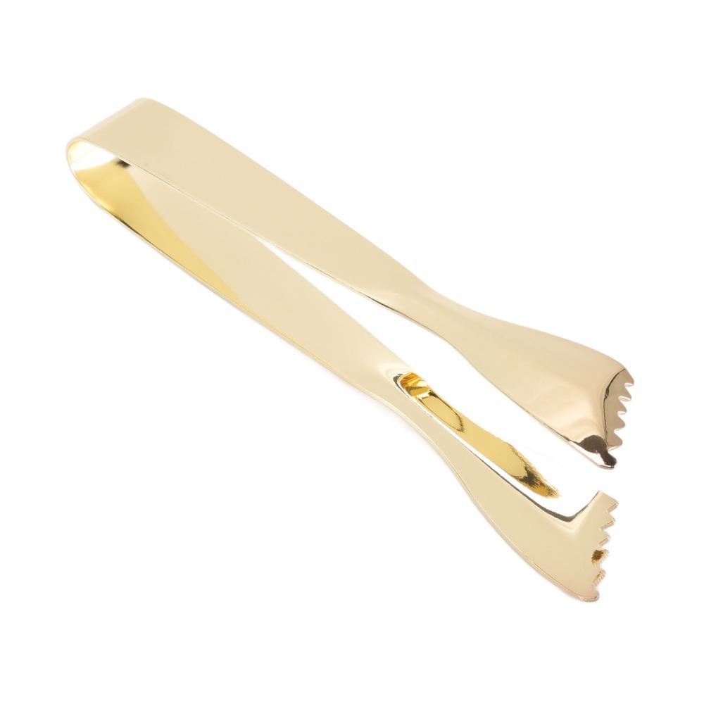 Thicken Ice Tongs Gold Food Tweezers Kitchen Tongs Serving Tongs  Coffee Bar
