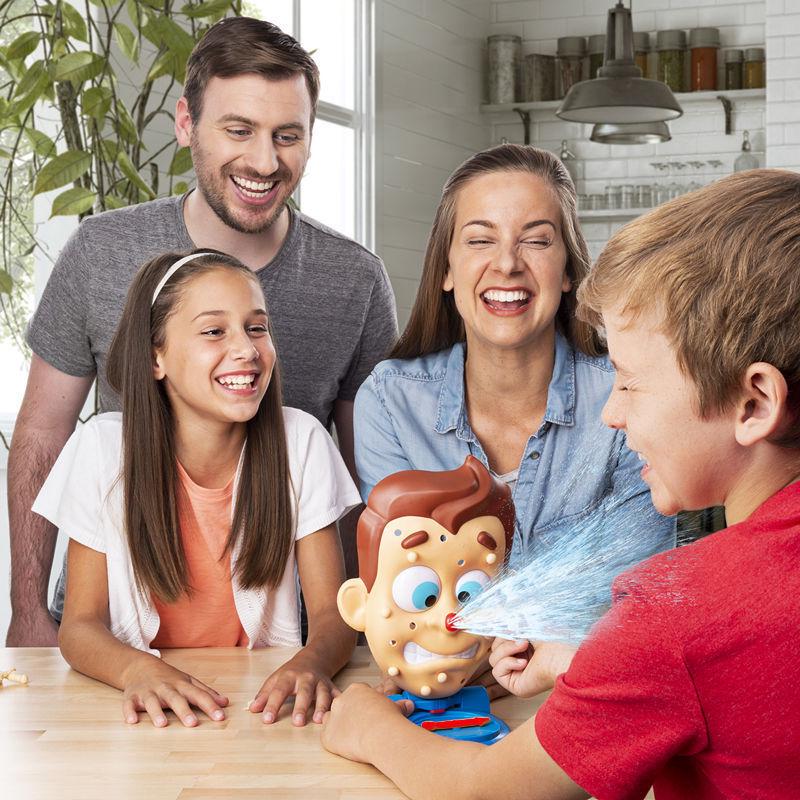 Funny Squeeze Pimple Toy - Interactive Water-Spraying Party Game for Kids