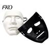 Halloween Mask for Hip Hop Dance Performance, Durable Hard Plastic Ghost Simple Design Face Cosplay, Breathable Unisex Prop Stage Shows