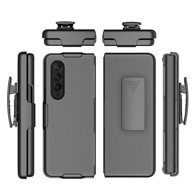 

Прочный бронированный чехол с полным покрытием для Samsung Galaxy Z Fold 4 5g Fold3 Fold4 Zfold4 Fold 3, противоударные аксессуары для мобильных телефонов for Samsung Z Fold 4 чёрный
