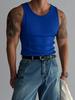 Herren Patchwork Muscle Tanktop - Elastisch, Ärmellos, Fitness-Weste