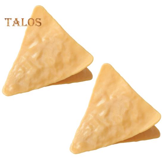 

2 шт., держатель для пищевой печати, противоскользящий, освежающий пластик, отличная форма для картофельных чипсов, зажим для фотофайлов, кухонный гаджет Triangle