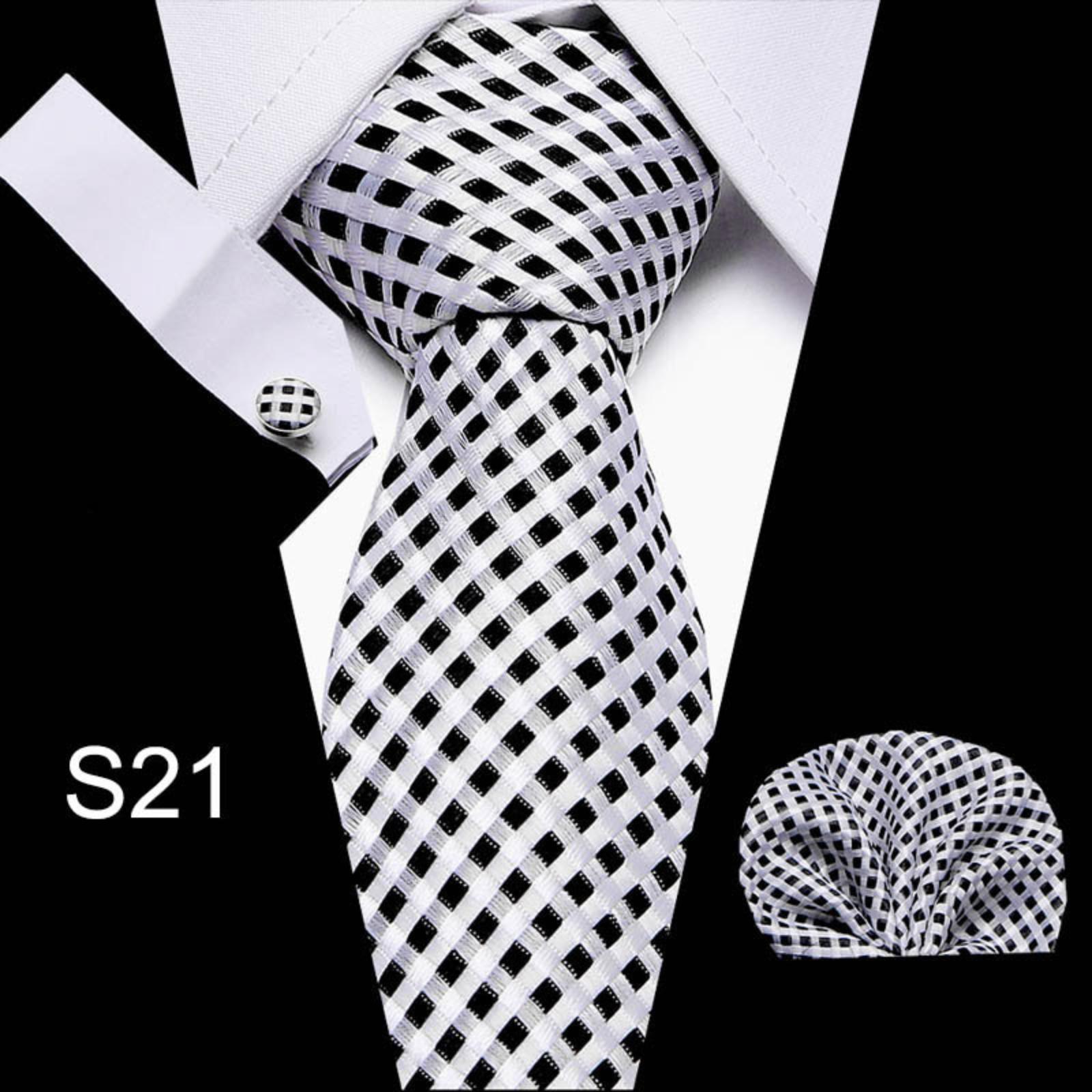 Men s Business Striped Tie Polyester Silk Necktie for Formal Suit Accessories Wedding Professional Attire Neck Tie One Size белый