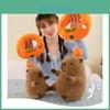 Adorable Capybara Plush Toy Soft Short Plush Animal Pillow For Home Decor And Gifts