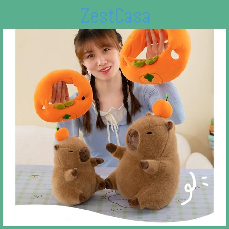 Adorable Capybara Plush Toy Soft Short Plush Animal Pillow For Home Decor And Gifts