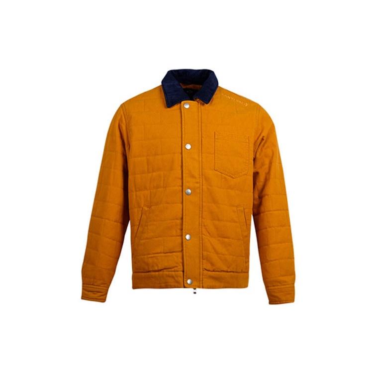 Men s Converse Retro Casual Cargo Jacket Yellow 10019460-A04 XL