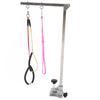 Pet Grooming Desk Hanger Fixed Dogs with Steel Wire Hanging Rope Stainless Steel Folding Bracket Contain Clamp