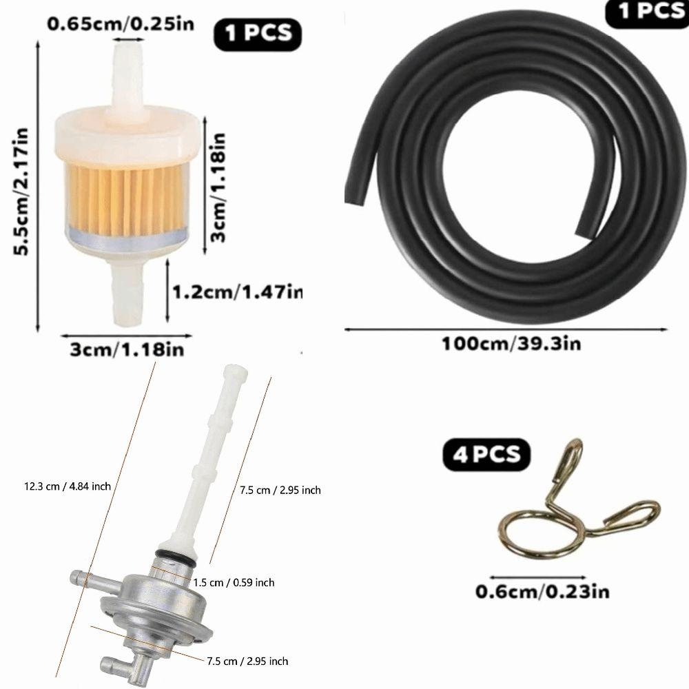 Fine Mesh Filter Universal Fuel System Accessories Good Flexibility Fuel Switch Petcock Daily Use