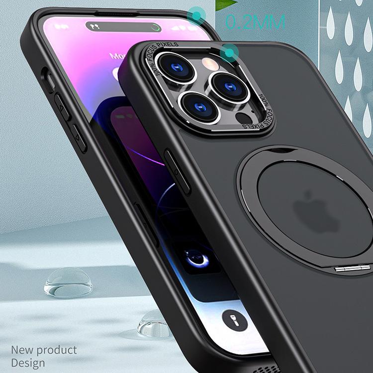 The new model is suitable for Apple 11 mobile phone case fulcrum 111 rotating anti-drop car iPhone11Pro magnetic protective case
