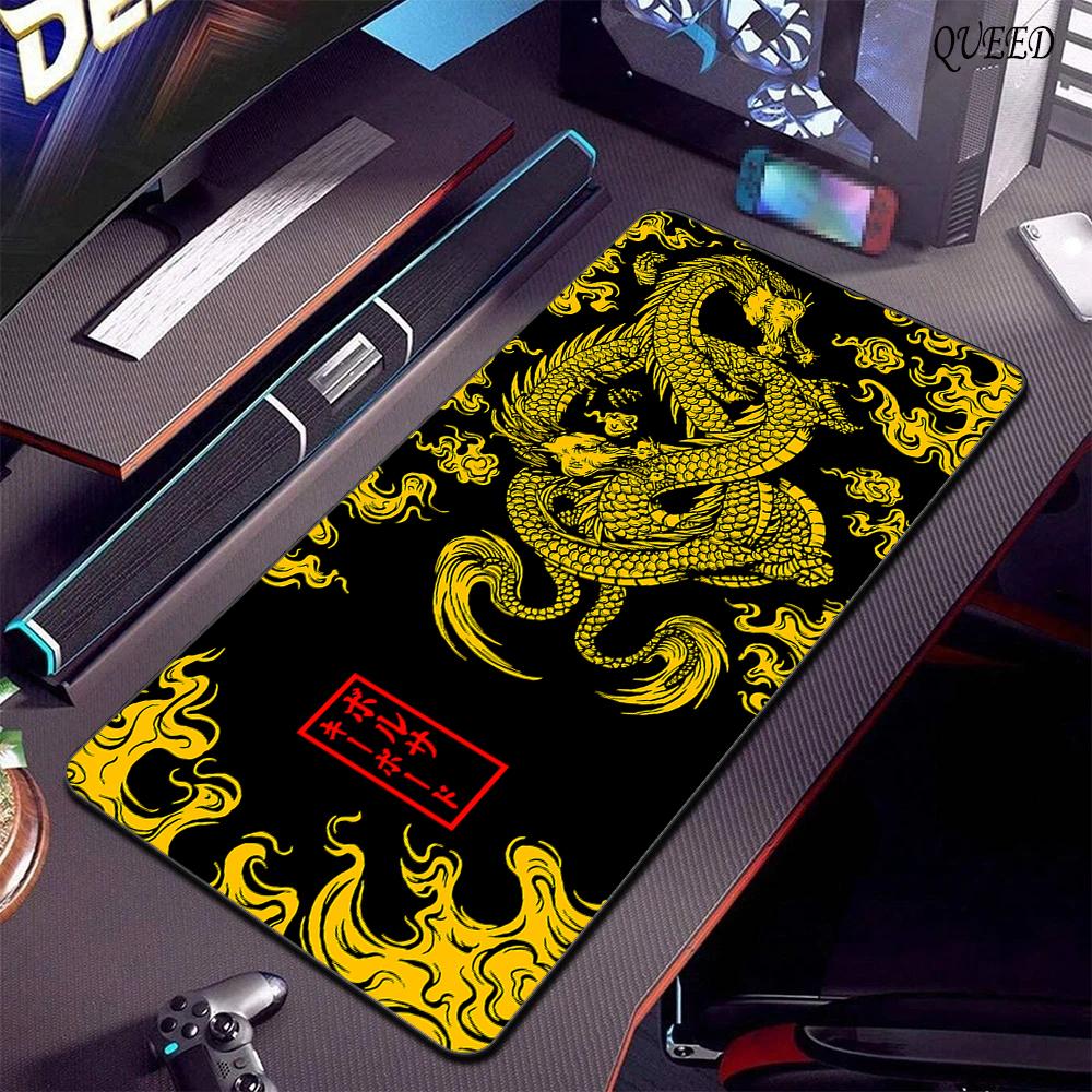 Red Dragon Large Mouse Pad Table Mat Gamer Mousemats Office Mouse Mat Rubber Anti Slip Big Mousepad Keyboard Mats For Computer