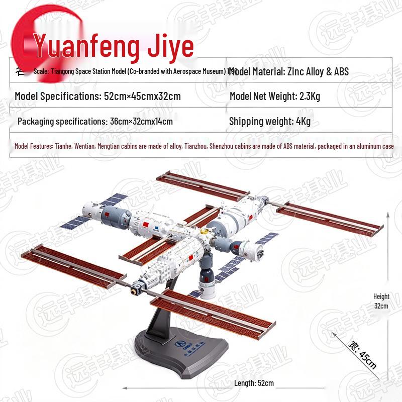 Tiangong Space Station Alloy Model