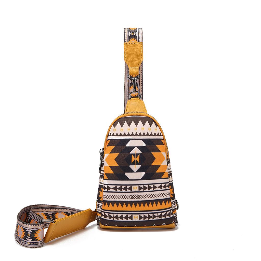 Vintage Canvas Print Bohemian Ladies Clutch Breast Bag Messenger Bag Independent Station Tk