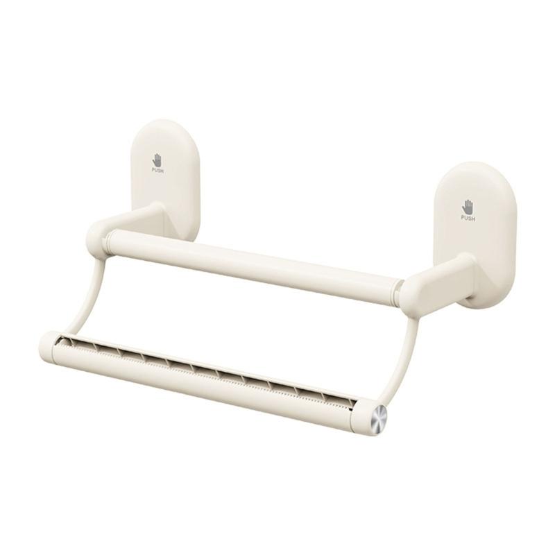 

Multipurpose Cabinet Storage Rack With Strong Suction Cups For Kitchen Towel Plastic Wrap Sponge Hanging Space Efficient