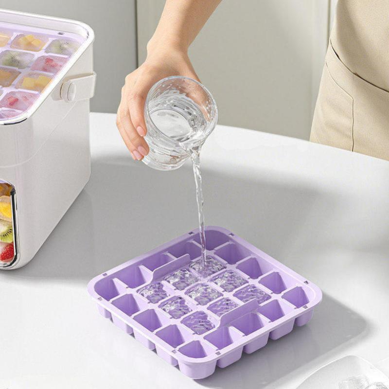 Versatile 25/50 Grid Ice Cube Mold for Barbecue Parties and Events
