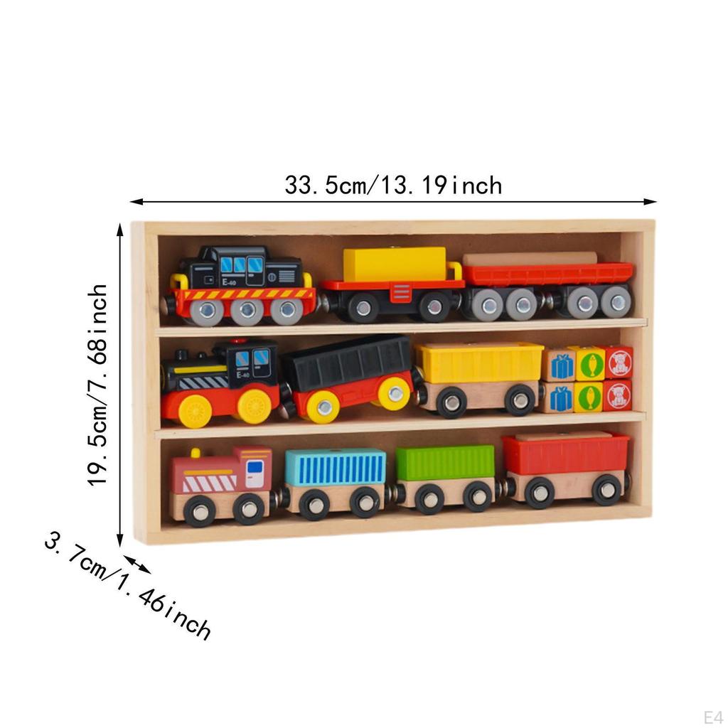 Classic Wooden Train Set for Kids - Educational Toy Collection