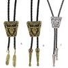 Cool Bolo Tie Necktie Western Cowboy Necktie Necklace Male Costume Accessory