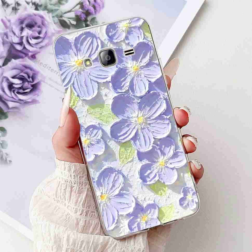 For Samsung Galaxy J5 Case Luxury Painted Cover Soft Slim Phone Case For Samsung J 5 J5 J500Y J500M 2015 Back Cover