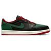 Baskets Air Jordan 1 Retro Low OG Noir Gorge Vert Femme Varsity-Rouge Voile CZ0775-036