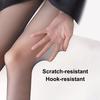 High-waisted Black D-cut Silk Stockings Highly Transparent Ultra-thin Glitter Pantyhose Elastic Anti Hook