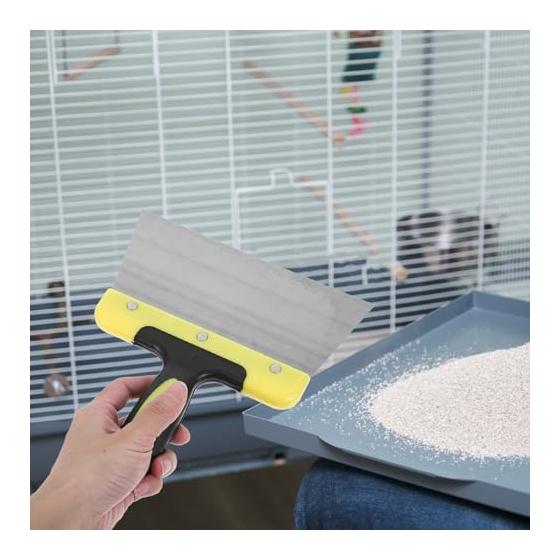 Adorainbow Pigeon Dropping Cleaning Scraper 20cm Width Stainless Steel Bird Dropping Balcony Cage Cleaning Pigeon Dropping Cleaning Outdoor Garden