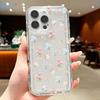 Cute Cartoon Cherry Pattern Phone Case For iPhone 17 Pro Max 16 15 Pro 14 13 12 11 XR XS 17Air 16 Plus 16E Clear Bumper Cover