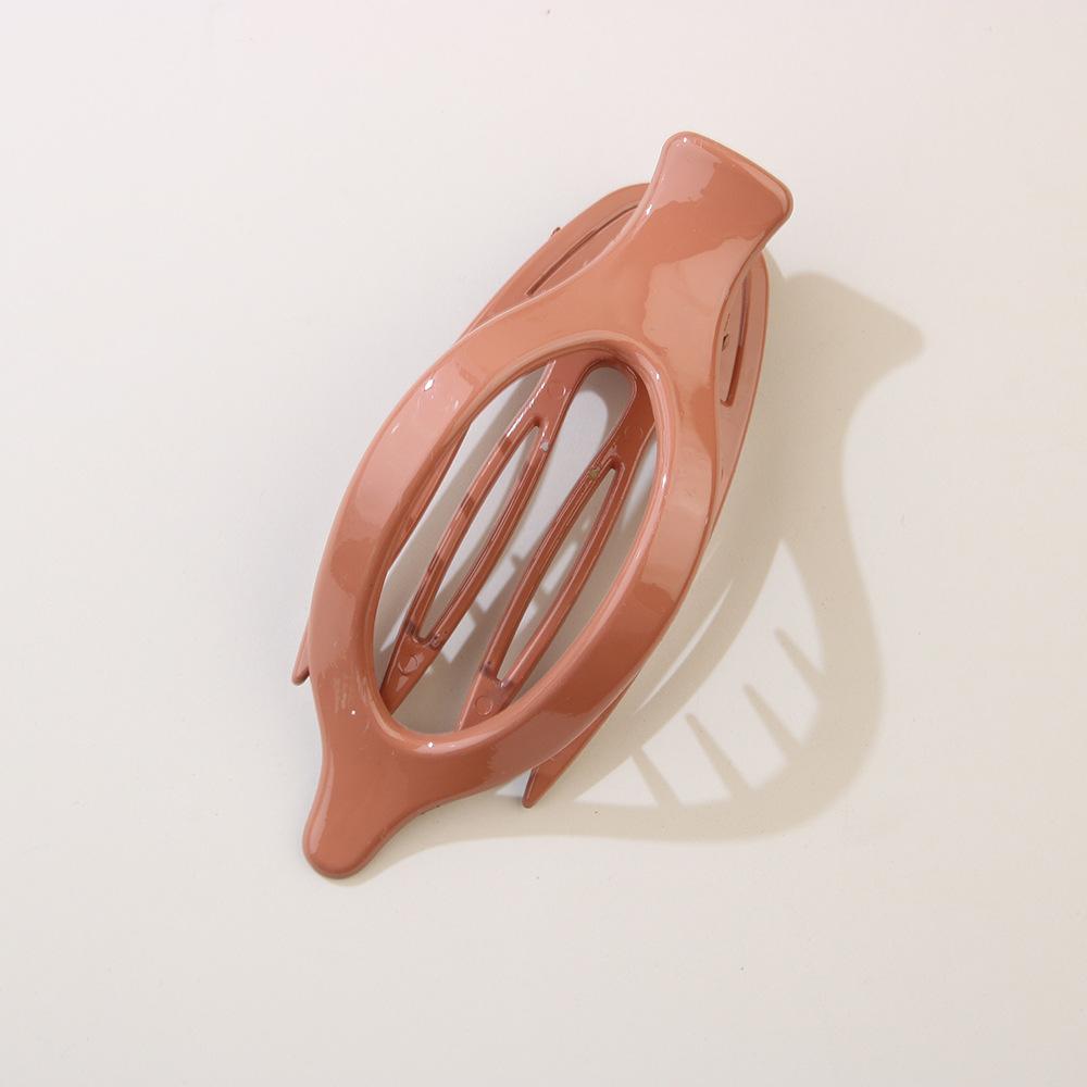 Forcina piatta ovale a becco d'anatra, clip per la parte posteriore della testa, presa forte, clip semplice, accessori per capelli