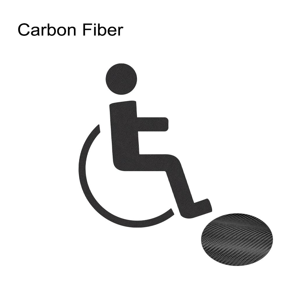 PVC Disabled On Board Car Wheelchair Sign Sticker Windshield Window Waterproof And Scratch Resistant Decals Styling Decoration