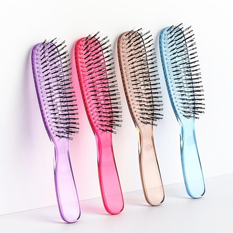 WANMEI Premium Head Massager Anti-static Scalp Brush Hair Massager Shampoo Brush Wet Plastic Detangling Brush Hair Cleaning Comb
