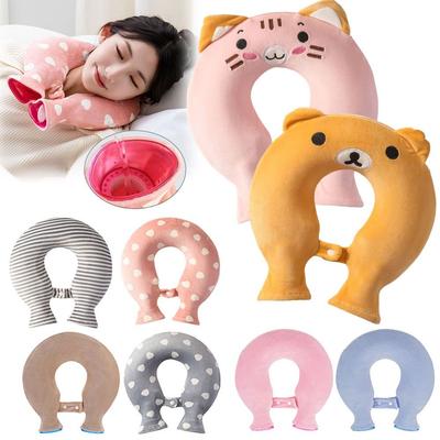Water-filled U-shaped Hot Water Bag Soft Neck-hanging Neck Warmer Neck Hot Compress Hot and Cold Bags Winter Warming Supplies