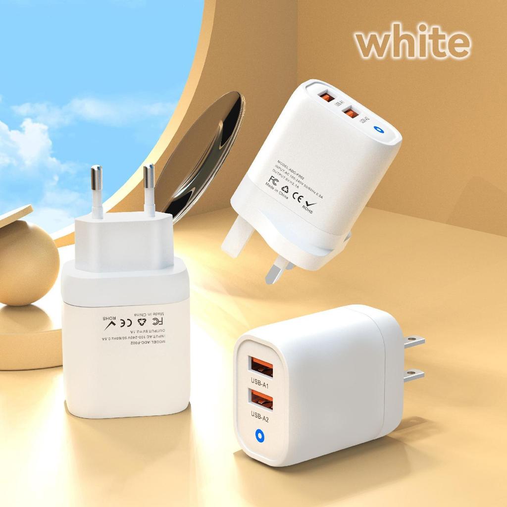 High-Power Multi-Port Universal PD Charger with US/EU Plug