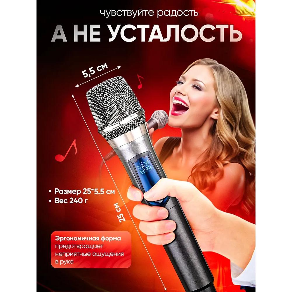 Wireless Microphone for Live Vocals, Gray