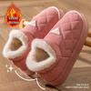 2025 Men's Extra Large Non-Slip Warm Cotton Slippers - Autumn/Winter Indoor Shoes for Elderly with Thick Sole and Heel Cover