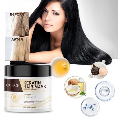 Keratin Saç Kremi Saç Derisini Derinlemesine Pürüzsüzleştirir ve Nemlendirir Boyalı, Kuru, Hasarlı ve Kırık Saç Uçlarını Besler ve Onarır