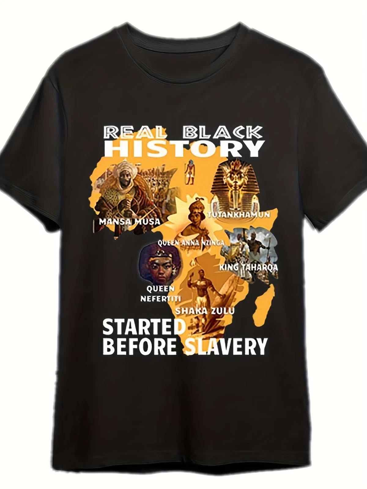 Men s & Women s Black History T-Shirt - 100% Cotton Retro Cultural Apparel with M