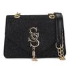 Leichter Luxus-Kettenbeutel Damen vielseitig Buchstabe Fransen Schultertasche Textur ausländischer Stil Koreanische Nische Trend Umhängetasche