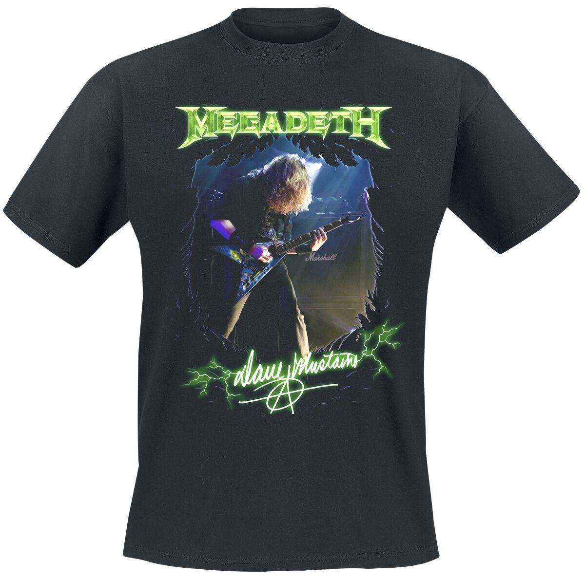 

Megadeth Dave Mustaine Graphic Tee for Thrash Metal Fans Who Love Band’s Legendary Live Design in Casual Wear 4XL
