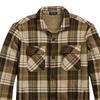 Polo Ralph Lauren Plaid Color Block Single Breasted Long Sleeve Shirt Men shirts Brown MNPOWOV16824012-200