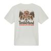 Timberland Outdoor Brand Logo Letter Casual Breathable Short Sleeve T-Shirt Men T-Shirts Vintage-White A6AAU-CM9