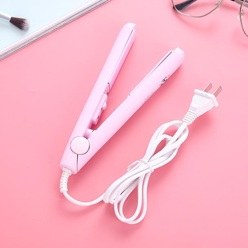 Mini 2-in-1 Home Hair Styler: Curling & Straightening Comb