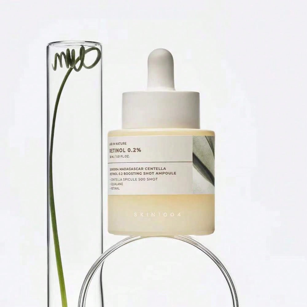 

SKIN1004 Madagascar Centella Retinol 0.2 Boosting Shot Ampoule 30ml , Low-Irritation Retinol, Targeted Care For Wrinkles & Elasticity Ampoule 30ml
