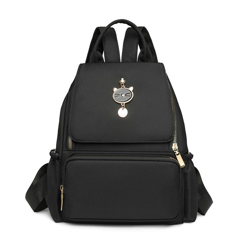 Spring new backpack nylon Oxford large-capacity bag women's simple casual backpack