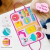 Princess Busy Board Toddler Travel Quiet Book Sensory Board For Toddlers Montessori Toys For 3 4 Year Old Girls Boys Gift