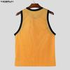 INCERUN Men Round Neck Sleeveless Casual Sport Loose Tank Tops Undershirts
