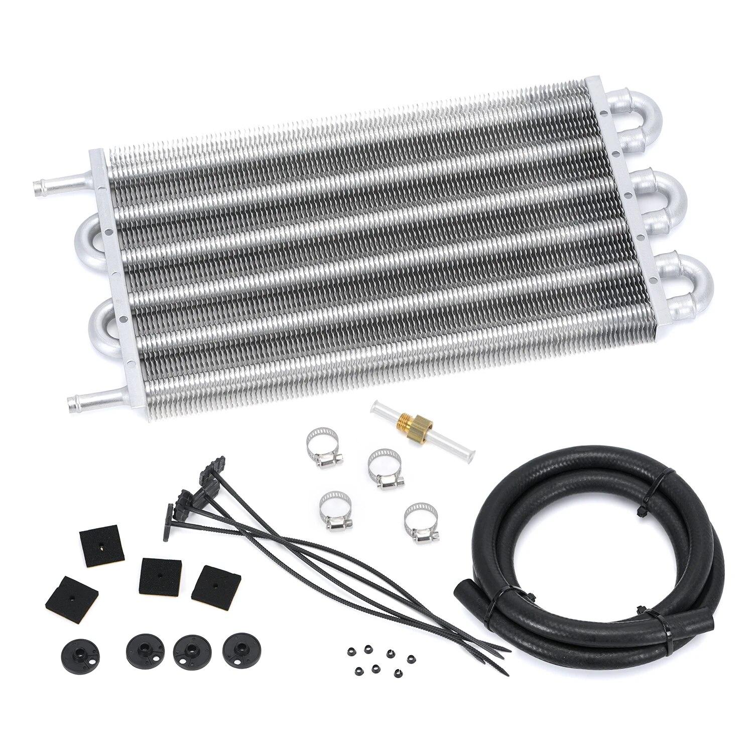 

Универсальный 304,8X190,5X19,05 6-рядный алюминиевый комплект масляного радиатора с дистанционным управлением/автоматический ручной преобразователь радиатора серебряный