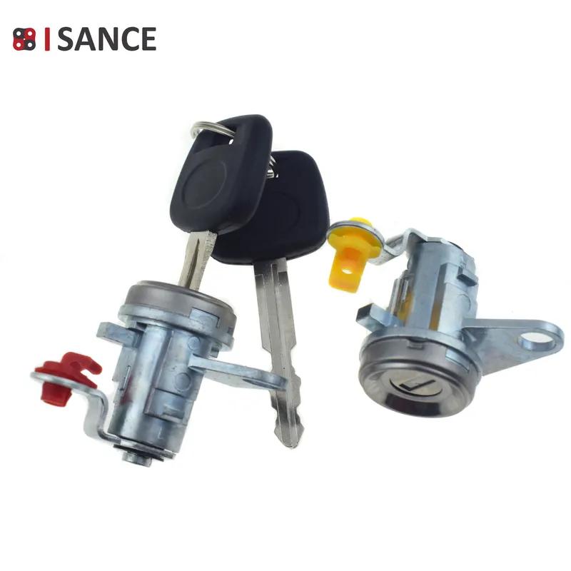 Sada zámkových vložek a klíčů pro levé a pravé dveře 69052-42060, 69051-42050 Pro Toyota RAV4 1996 1997 1998 1999 2000 2001 2002 2003 2004